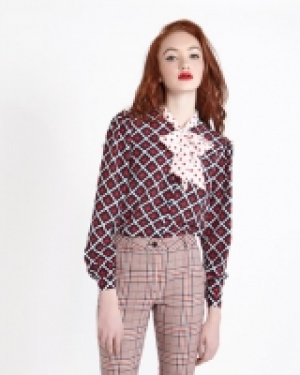 Savida Contrast Print Blouse 40.00 €