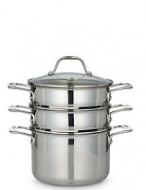 Stainless Steel 3-Tier Steamer 75.00 €