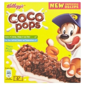 Kelloggs Coco Pops Cereal & Milk Bars 6 Pack 2.00 €