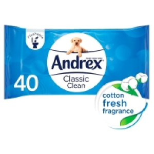 Andrex Moist Classic Refill 40 Sheet 1.50 €
