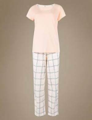 Pure Cotton Checked Pyjama Set 14.00 €