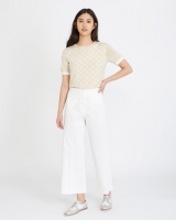 Dunnes Stores  Michael Mortell High Waisted Cropped Trousers