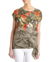 Dunnes Stores  Printed Tie Top