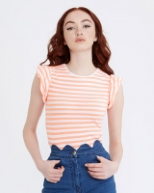 Savida Puff Sleeve Stripe T-Shirt 15.00 €