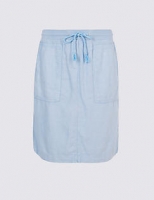 Marks and Spencer  Linen Rich A-Line Skirt