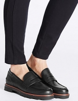 Marks and Spencer  Wide Fit Cleat Sole Loafers