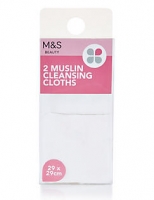 Marks and Spencer  2 Muslin Cleansing Cloths