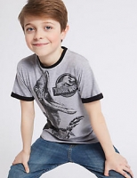 Marks and Spencer  Cotton Rich Printed T-Shirt (3-16 Years)