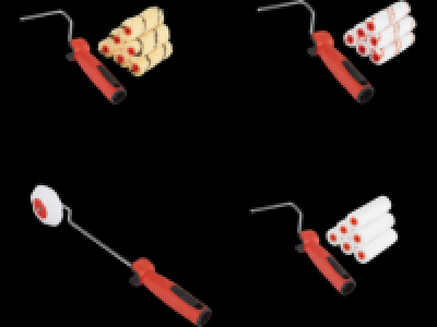 POWERFIX Paint Roller Set 2.49 €