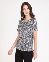 Dunnes Stores  Paul Costelloe Living Studio Leopard Print T-Shirt
