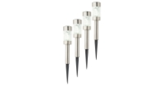 Solar Bollard Stake Light 4 Pack