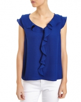 Dunnes Stores  Ruffle Front Top