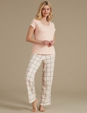 Pure Cotton Checked Pyjama Set 17.50 €