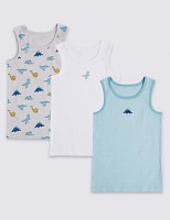 Marks and Spencer  Pure Cotton Vests (18 Months - 8 Years)