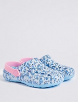 Marks and Spencer  Kids Ditsy Floral Clogs (5 Small - 12 Small)