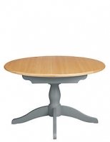 Marks and Spencer  Padstow Round Extending Dining Table Grey