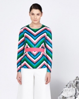 Dunnes Stores  Lennon Courtney at Dunnes Stores Stripe Top