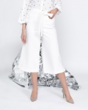 Lennon Courtney at Dunnes Stores White Belted Culottes