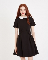 Dunnes Stores  Savida Bow Detail Black Dress