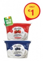Spar  GLENISK Greek Yogurt Range 150g ONLY 1