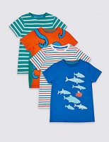 Marks and Spencer  4 Pack Holiday Tops (3 Months - 7 Years)