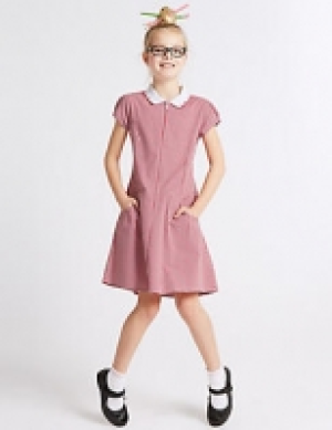 Girls Gingham Pure Cotton Dress 12.00 €