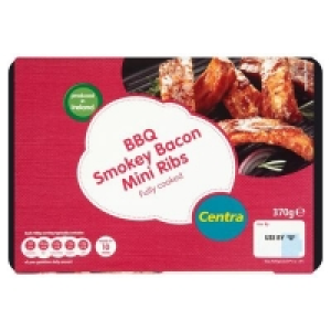 CENTRA SMOKEY BBQ BACON MINI RIBS 370G 2.00 €
