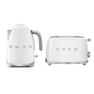 Smeg White Retro Kettle & 2 Slice Toaster Bundle 250.00 €