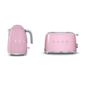 Smeg Pastel Pink Kettle & Toaster Bundle 250.00 €