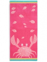 Marks and Spencer  Crab Print Kids Beach Towel