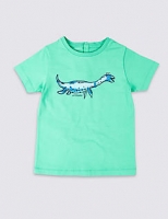 Marks and Spencer  Easy Dressing Dino T-Shirt (3 Months - 7 Years)