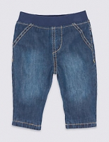 Marks and Spencer  Pure Cotton Pull-on Jeans