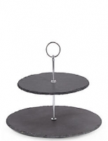 Marks and Spencer  Slate 2 Tier Cake Stand