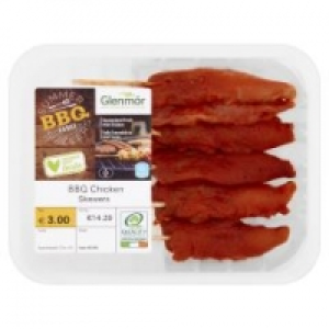 BBQ Chicken Skewers (Pre Pack) 3.00 €