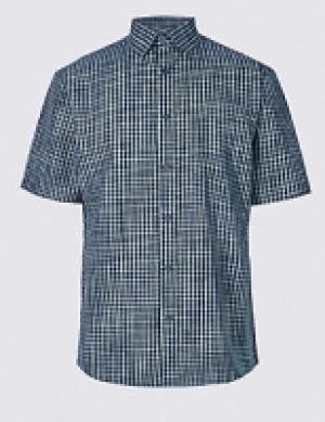 Modal Blend Checked Shirt with Pocket 34.00 €