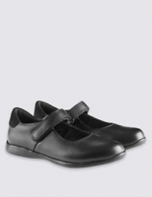 Kids Leather Cross Bar School Shoes (8 Small - 1 Large) 35.00 €