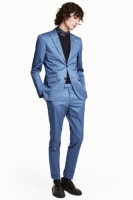 HM   Cotton suit trousers Slim fit