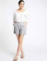 Marks and Spencer  Pure Cotton Striped Casual Shorts