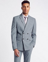 Marks and Spencer  Blue Modern Slim Fit Double Breasted Suit