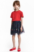 HM   Tulle skirt with sequins