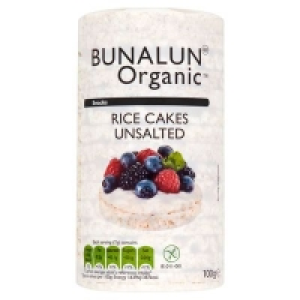 Bunalun Organic Rice Cakes Unsalted 100g 1.50 €