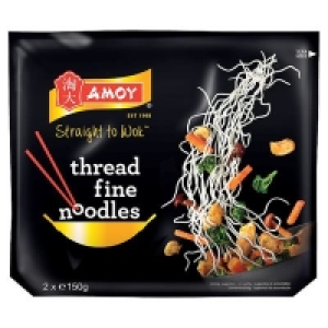 Amoy Straight To Wok Egg Noodles Medium 300g 1.50 €