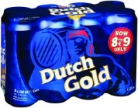 EuroSpar Dutch Gold Beer Cans - HALF PRICE Marked