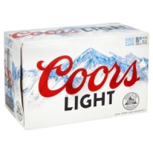 COORS LIGHT CAN PACK 8X500ML 10.00 €