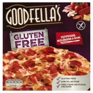 Goodfellas Gluten Free Pepperoni Mushroom & Ham Pizza 349g 4.00&nbsp;&euro;