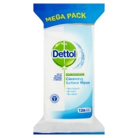 Centra  Dettol Anti Bacterial Surface Wipes 126pce
