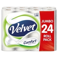 Centra  Velvet Comfort 24 Roll Toilet Tissue 1pce