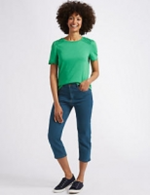 Straight Leg Mid Rise Cropped Jeans 12.00 €