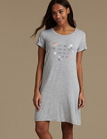 Marks and Spencer  Printed Short Sleeve Nightdress