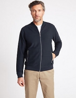 Marks and Spencer  Pure Cotton Textured Bomber Jacket